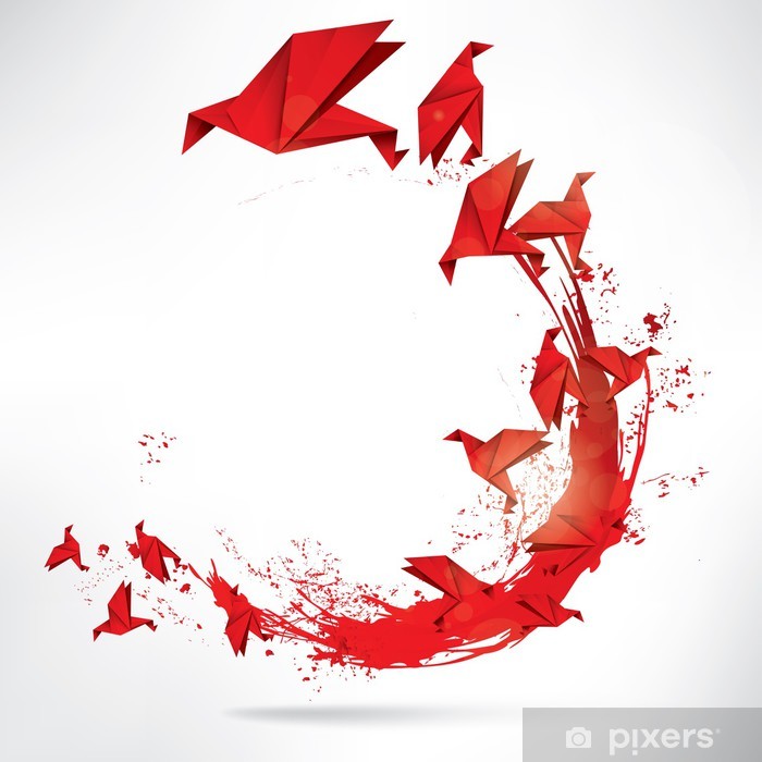 Detail Background Origami Nomer 48