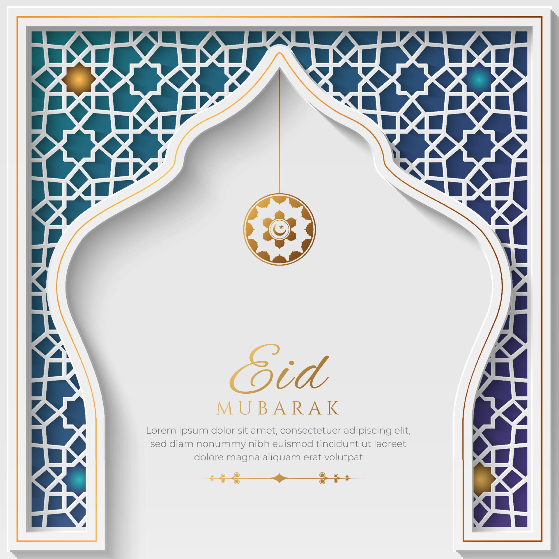 Detail Background Ornament Islamic Nomer 58