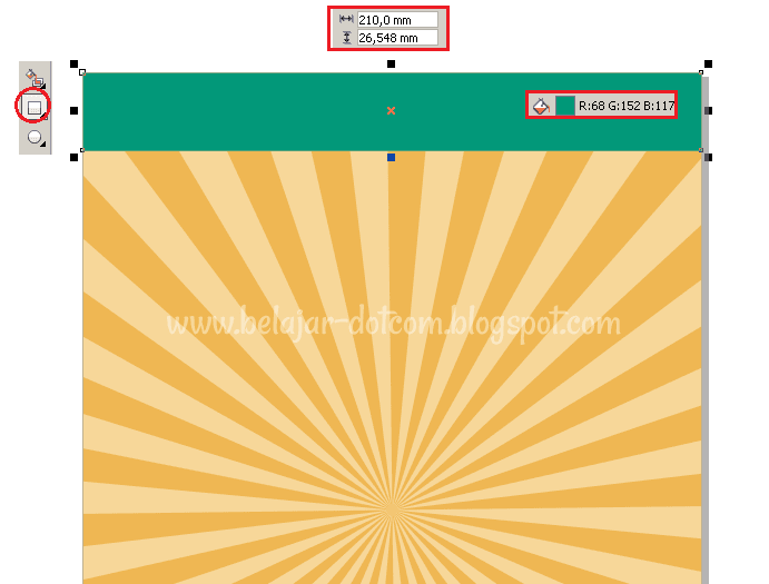 Detail Background Pamflet Desain Corel Draw Nomer 35