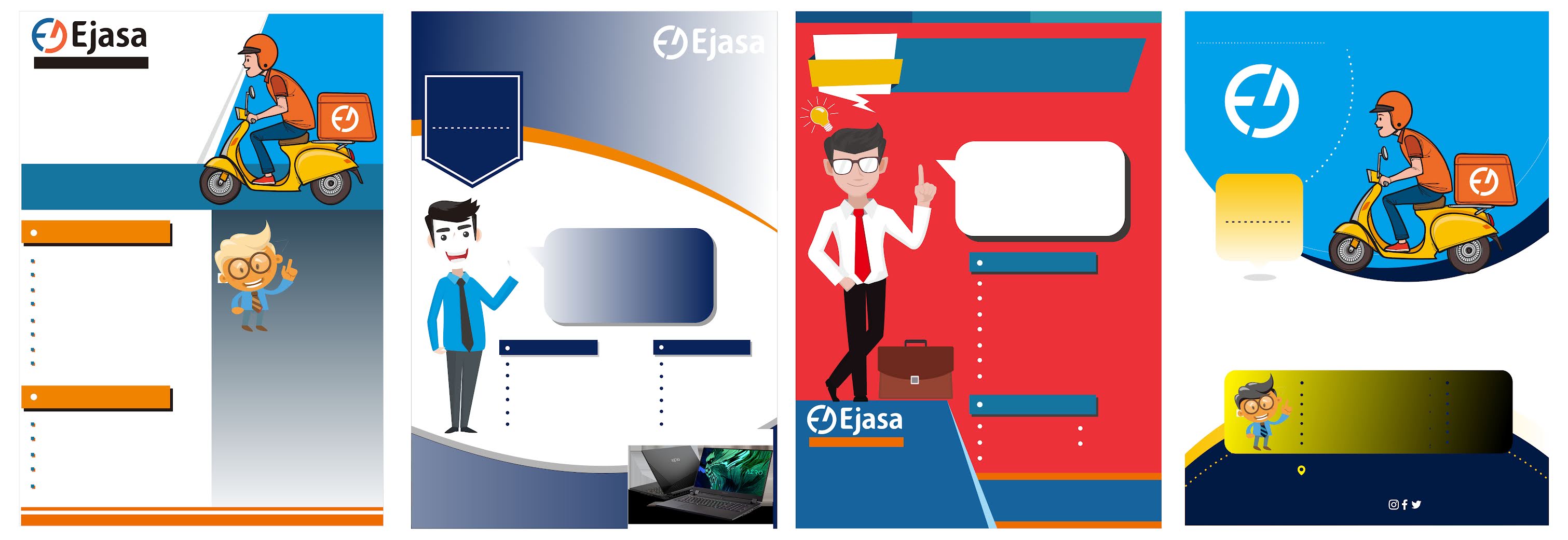 Detail Background Pamflet Kosong Nomer 32
