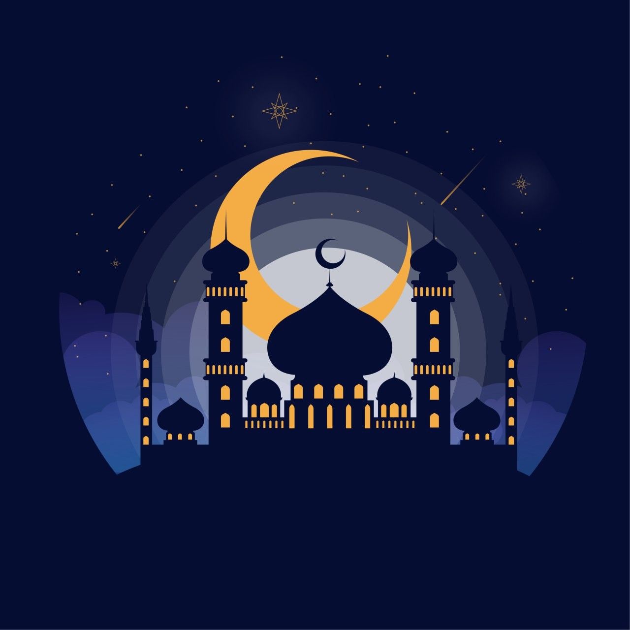 Detail Background Pamflet Masjid Nomer 2