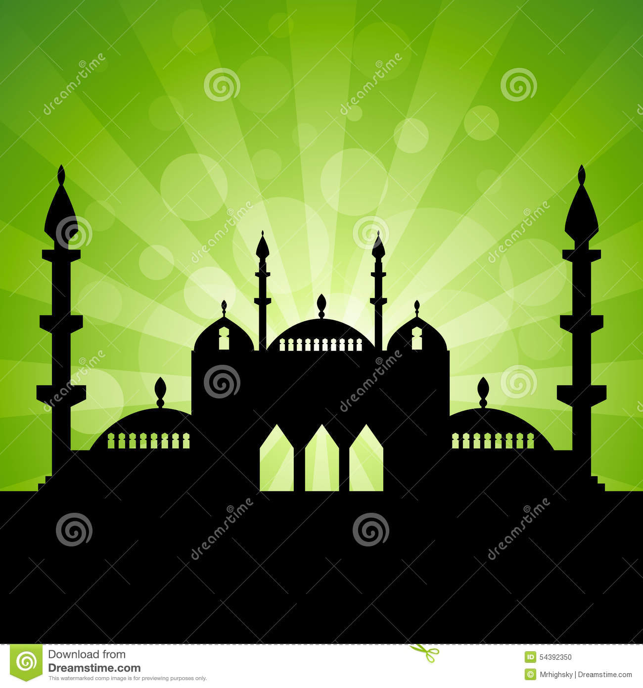 Detail Background Pamflet Masjid Nomer 19