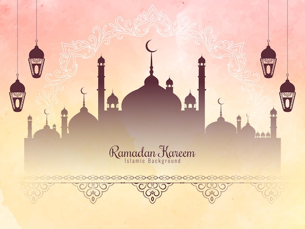 Detail Background Pamflet Masjid Nomer 24