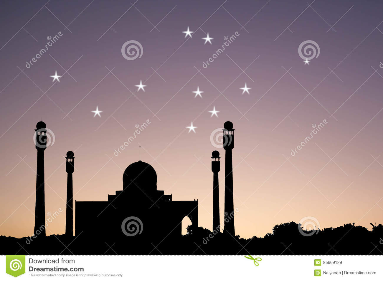 Detail Background Pamflet Masjid Nomer 28