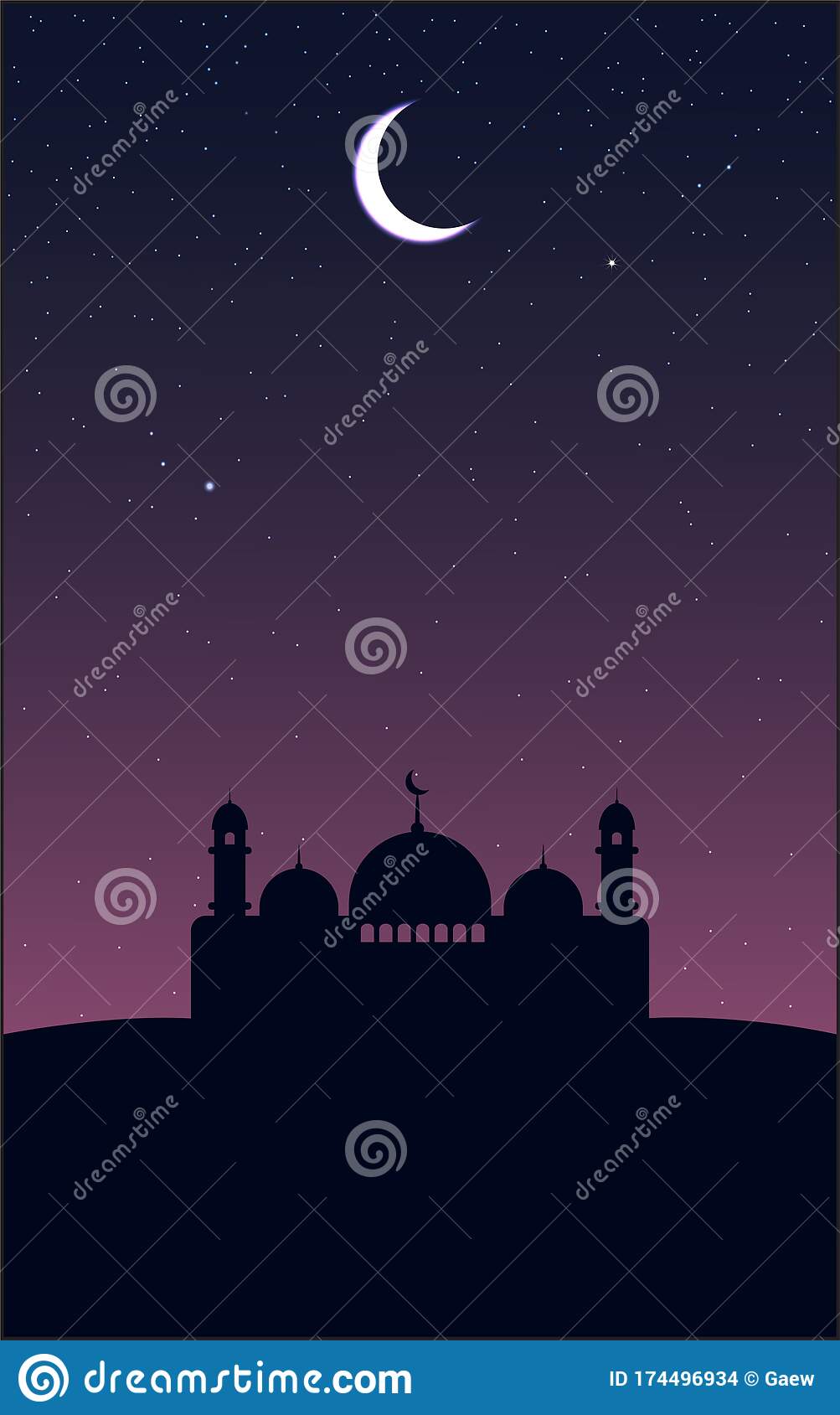 Detail Background Pamflet Masjid Nomer 34