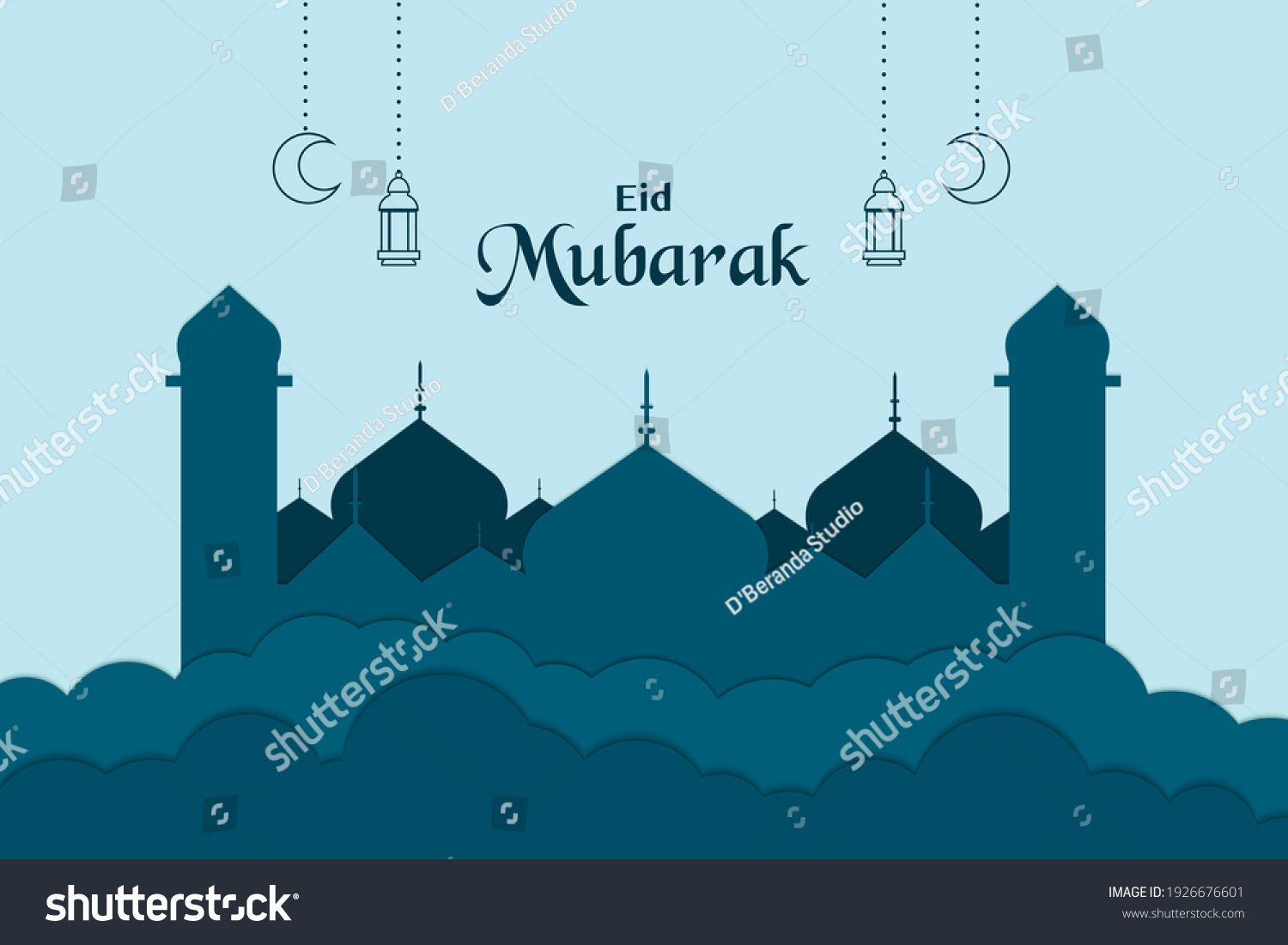 Detail Background Pamflet Masjid Nomer 48