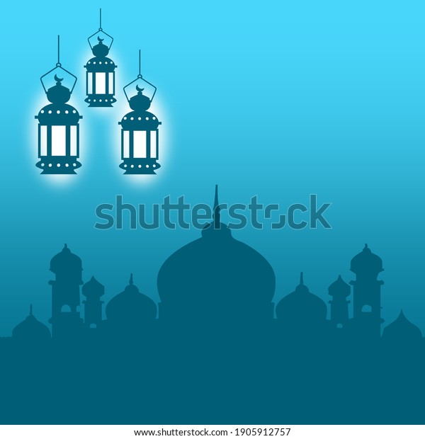 Detail Background Pamflet Masjid Nomer 52