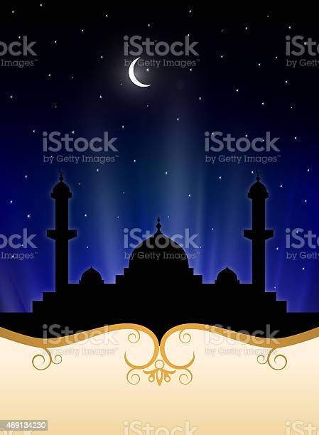 Detail Background Pamflet Masjid Nomer 7