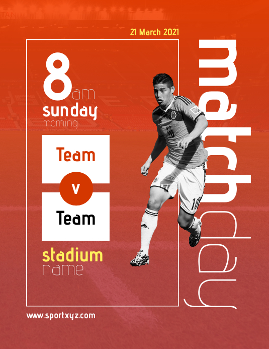 Detail Background Pamflet Pertandingan Sepak Bola Nomer 14