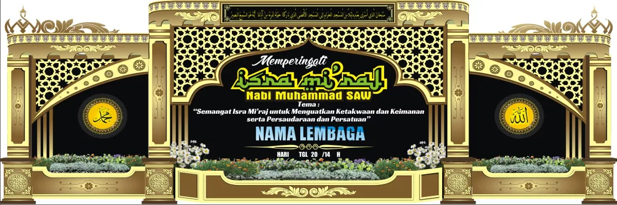 Detail Background Panggung Islami 3d Nomer 43