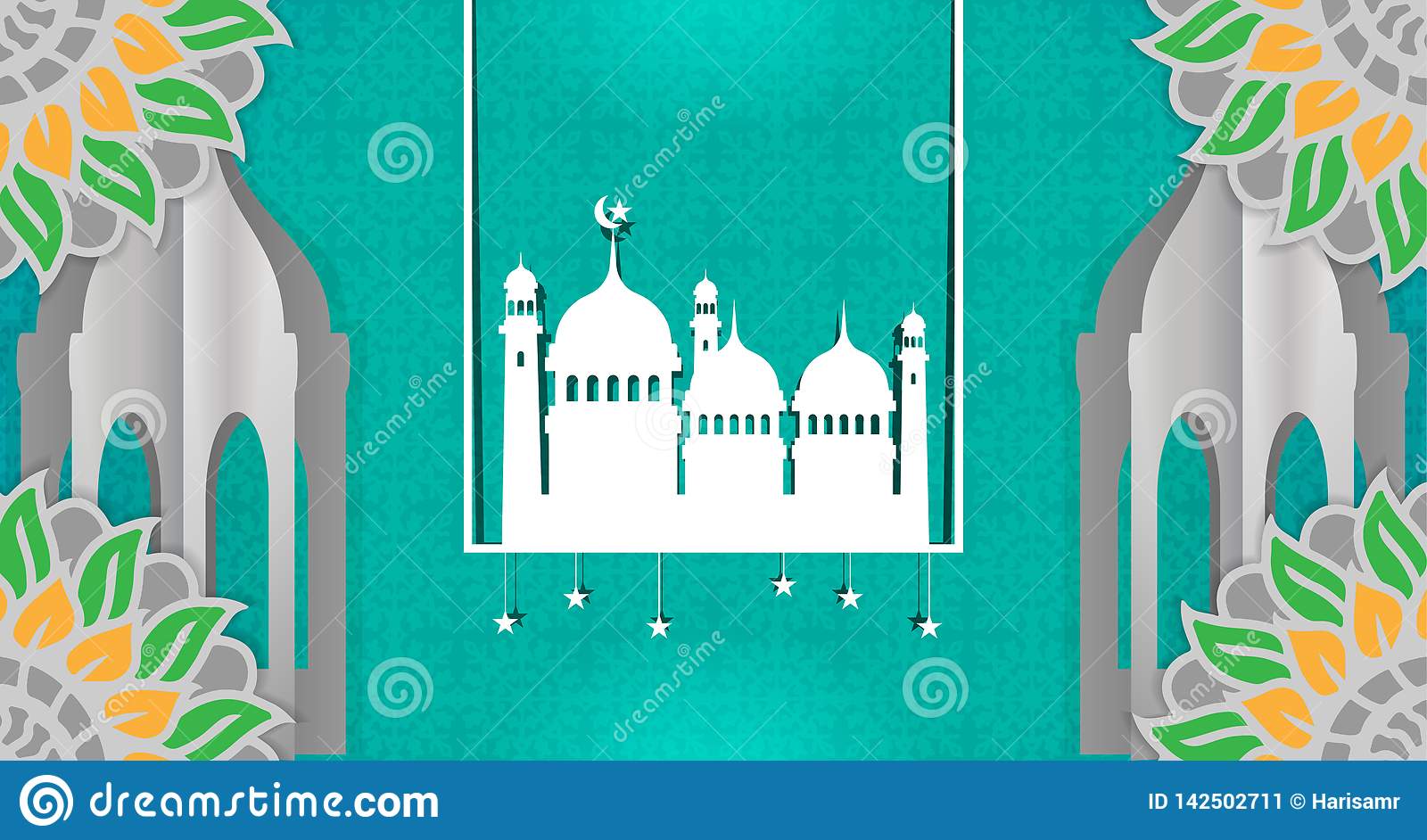 Detail Background Panggung Islami 3d Nomer 45