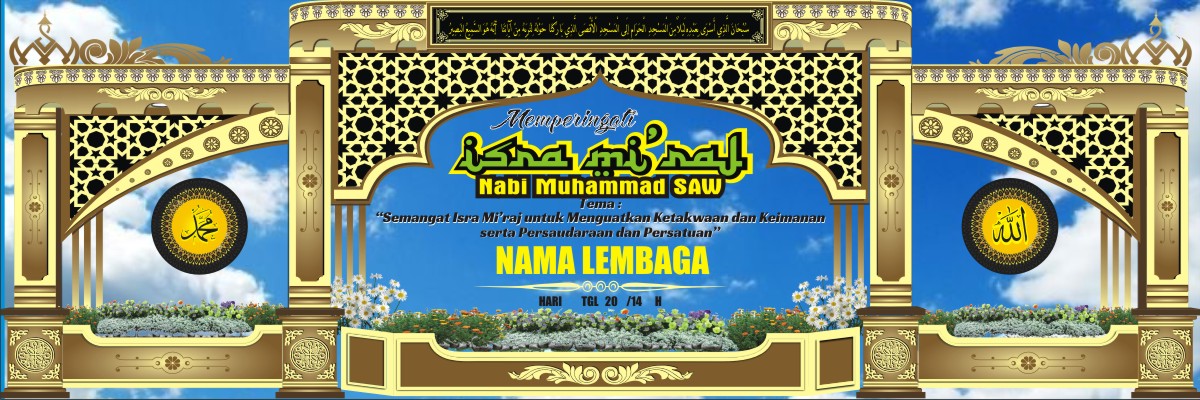 Detail Background Panggung Pengajian Nomer 26
