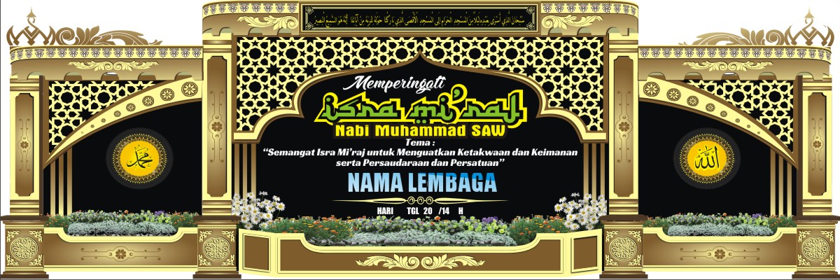 Detail Background Panggung Pengajian Nomer 46