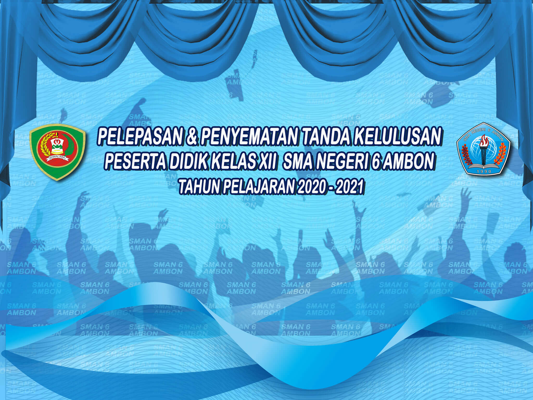 Detail Background Panggung Perpisahan Sekolah Nomer 36