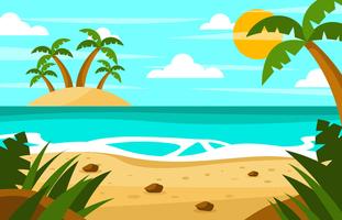 Background Pantai Vector - KibrisPDR
