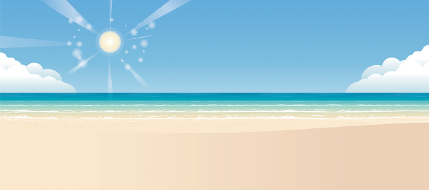 Detail Background Pantai Vector Nomer 33