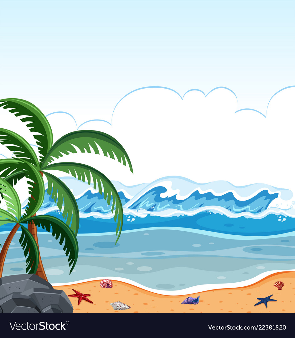Detail Background Pantai Vector Nomer 34