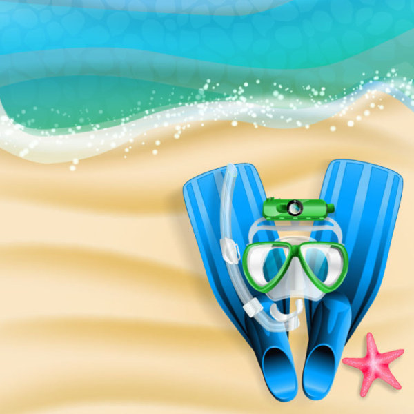 Detail Background Pantai Vector Nomer 41