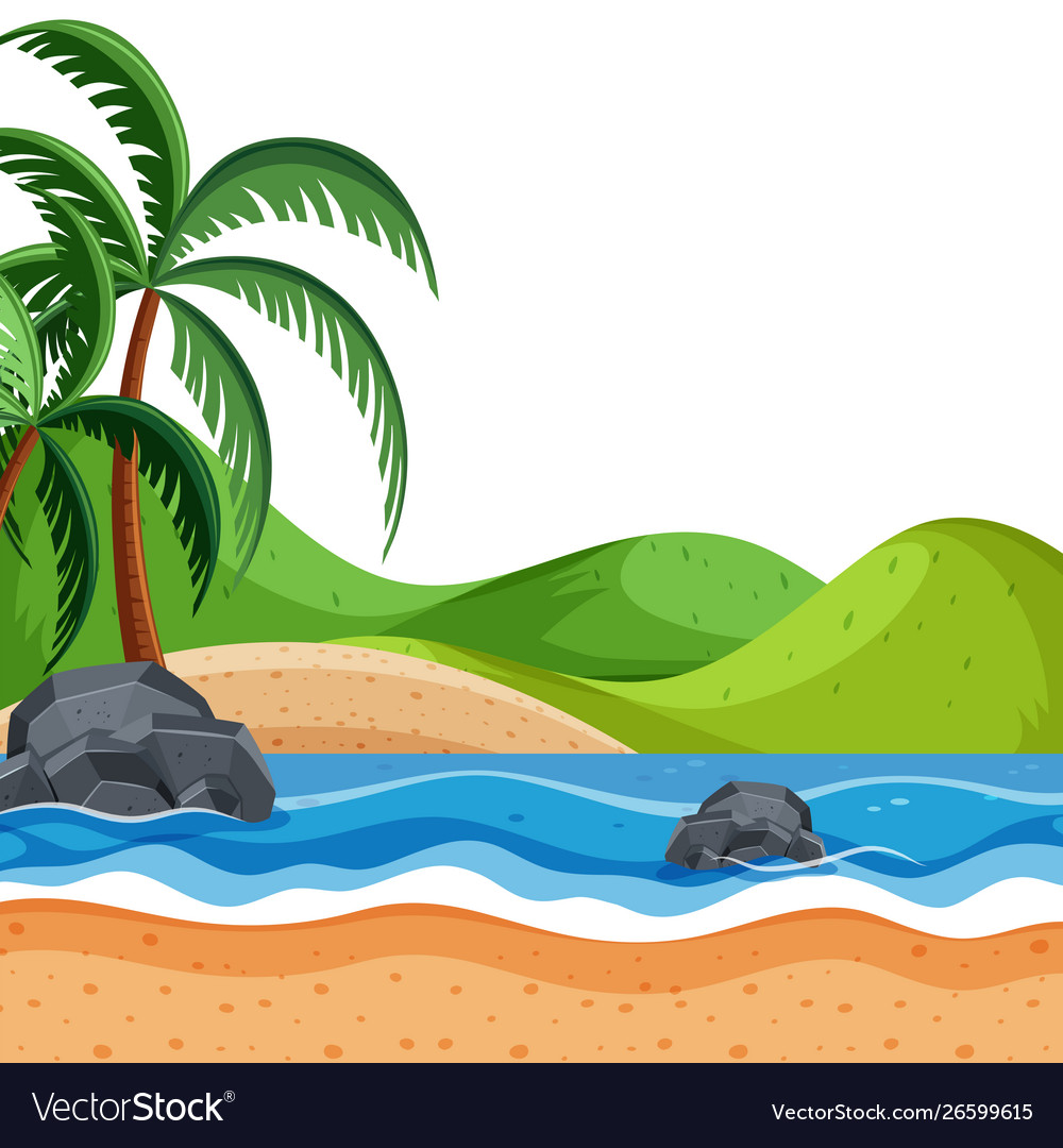 Detail Background Pantai Vector Nomer 54