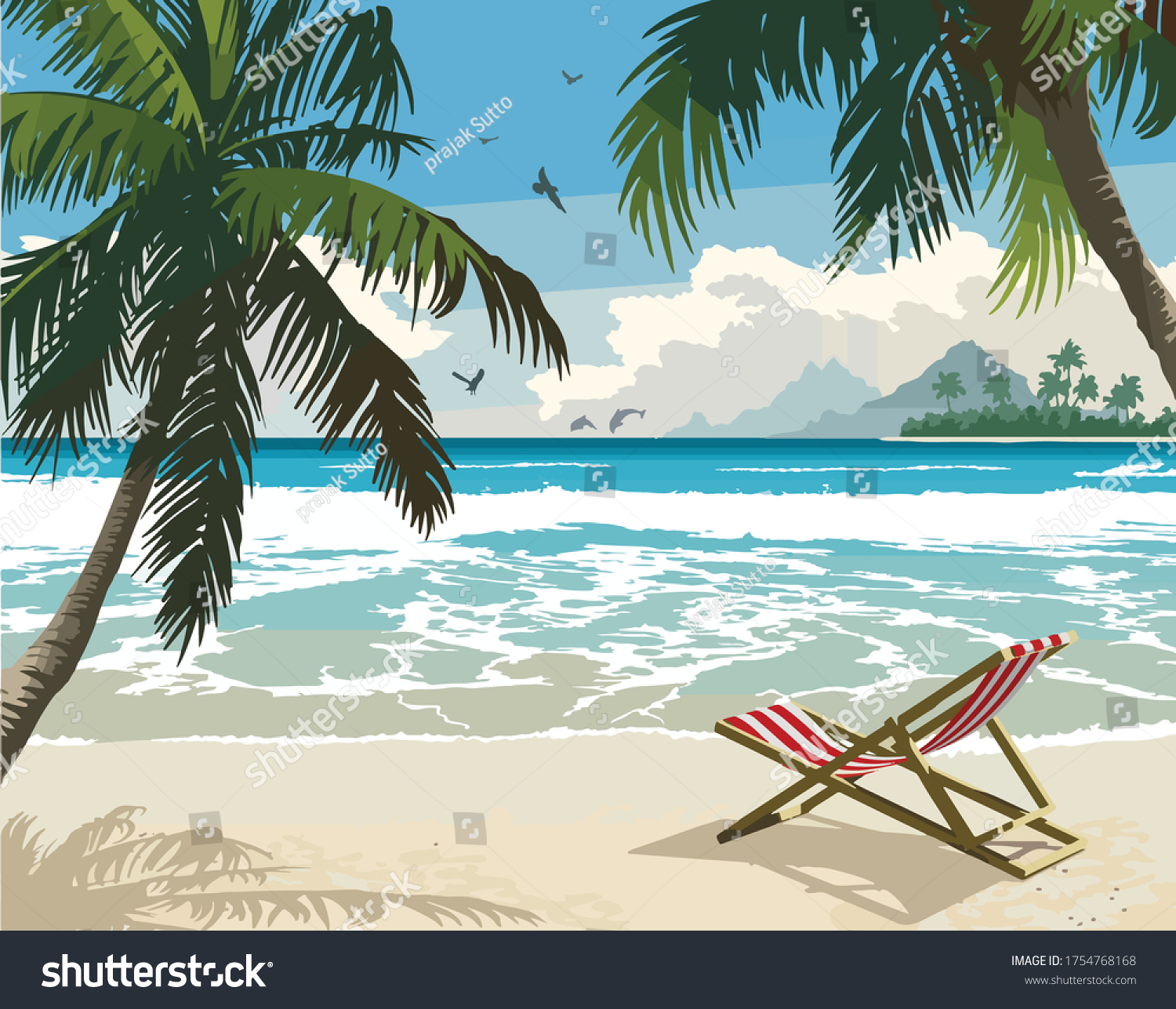 Detail Background Pantai Vector Nomer 57