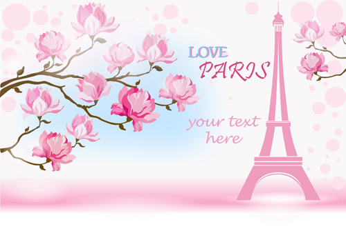 Detail Background Paris Pink Nomer 22