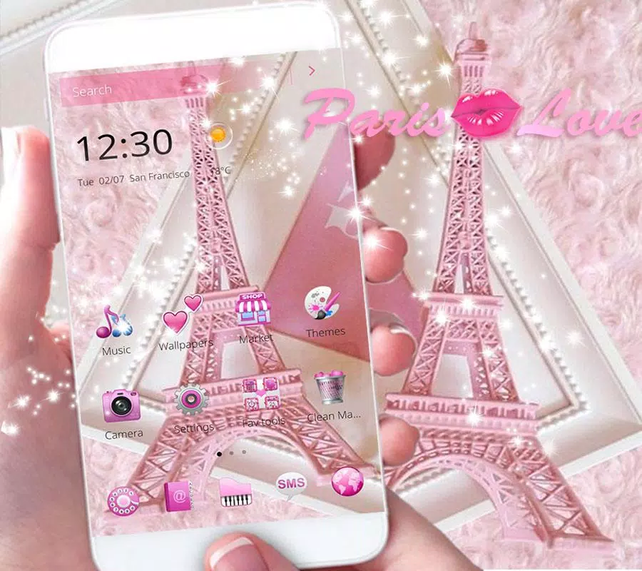 Detail Background Paris Pink Nomer 44