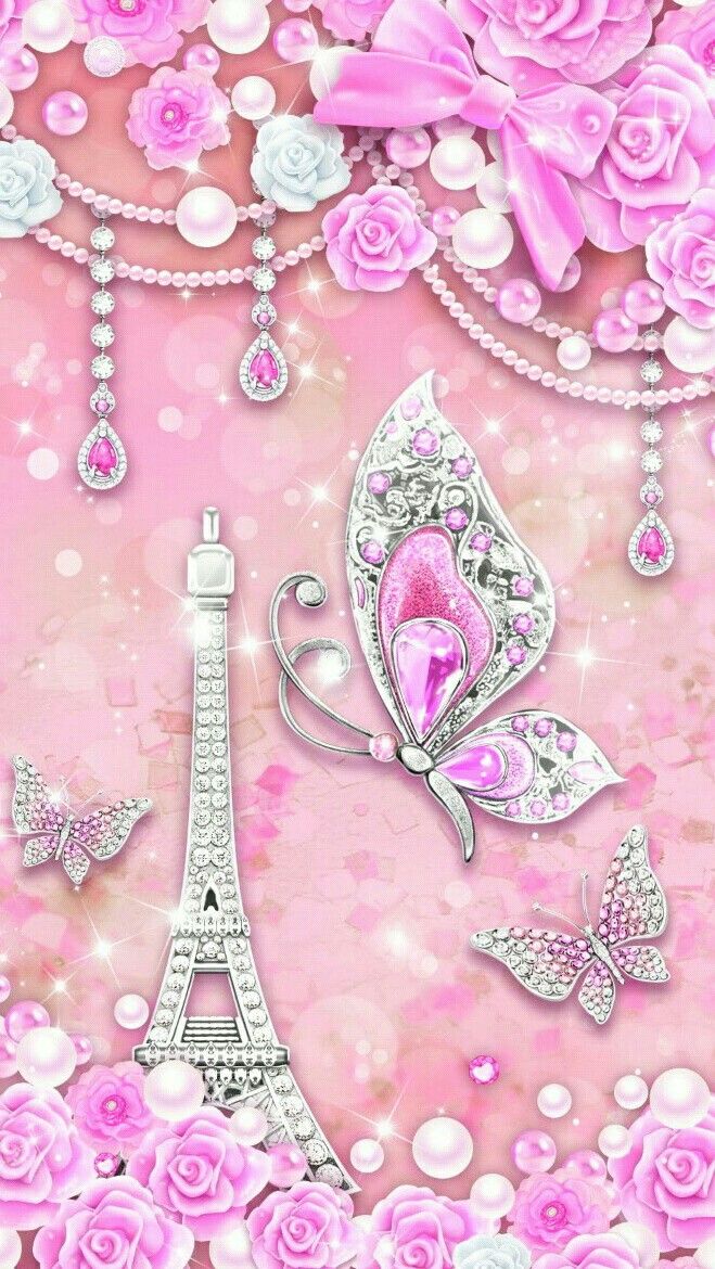 Detail Background Paris Pink Nomer 7