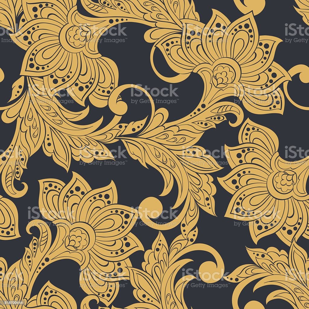 Detail Background Pattern Batik Nomer 23