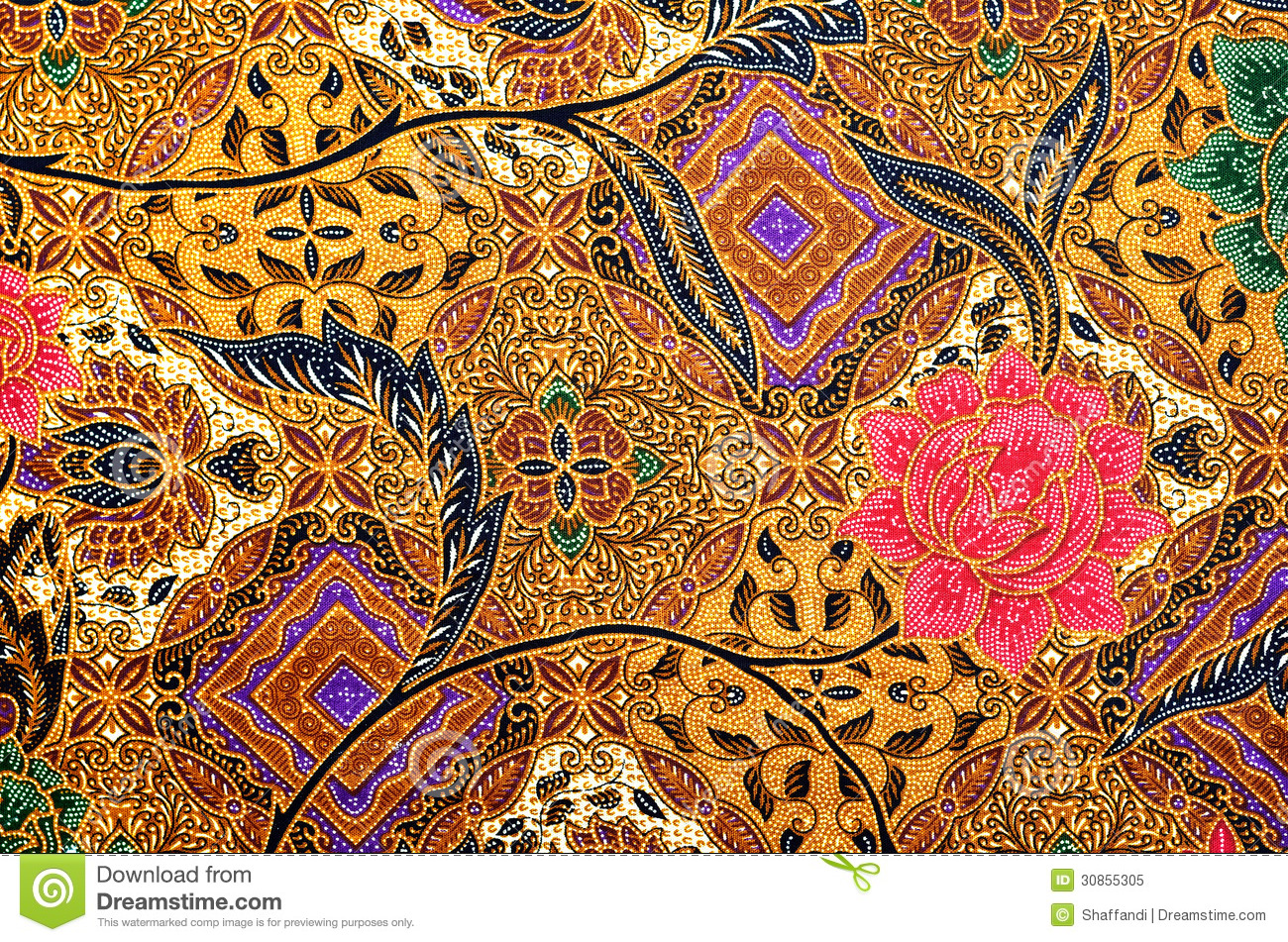 Detail Background Pattern Batik Nomer 31