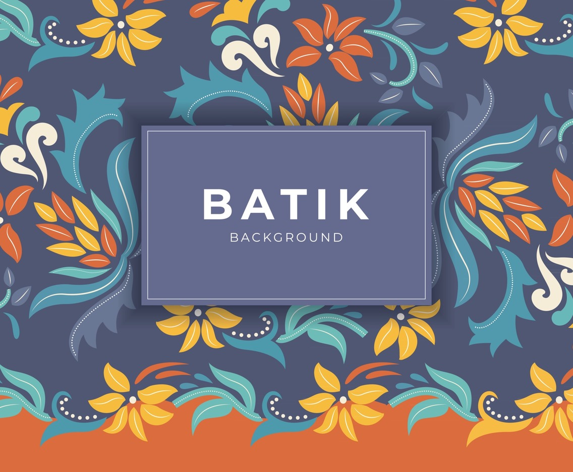 Detail Background Pattern Batik Nomer 6