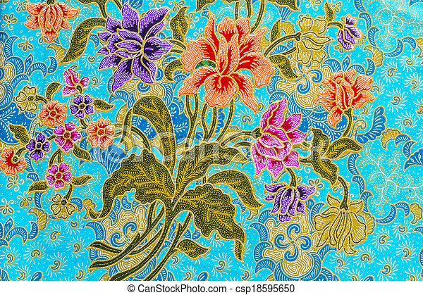 Detail Background Pattern Batik Nomer 52