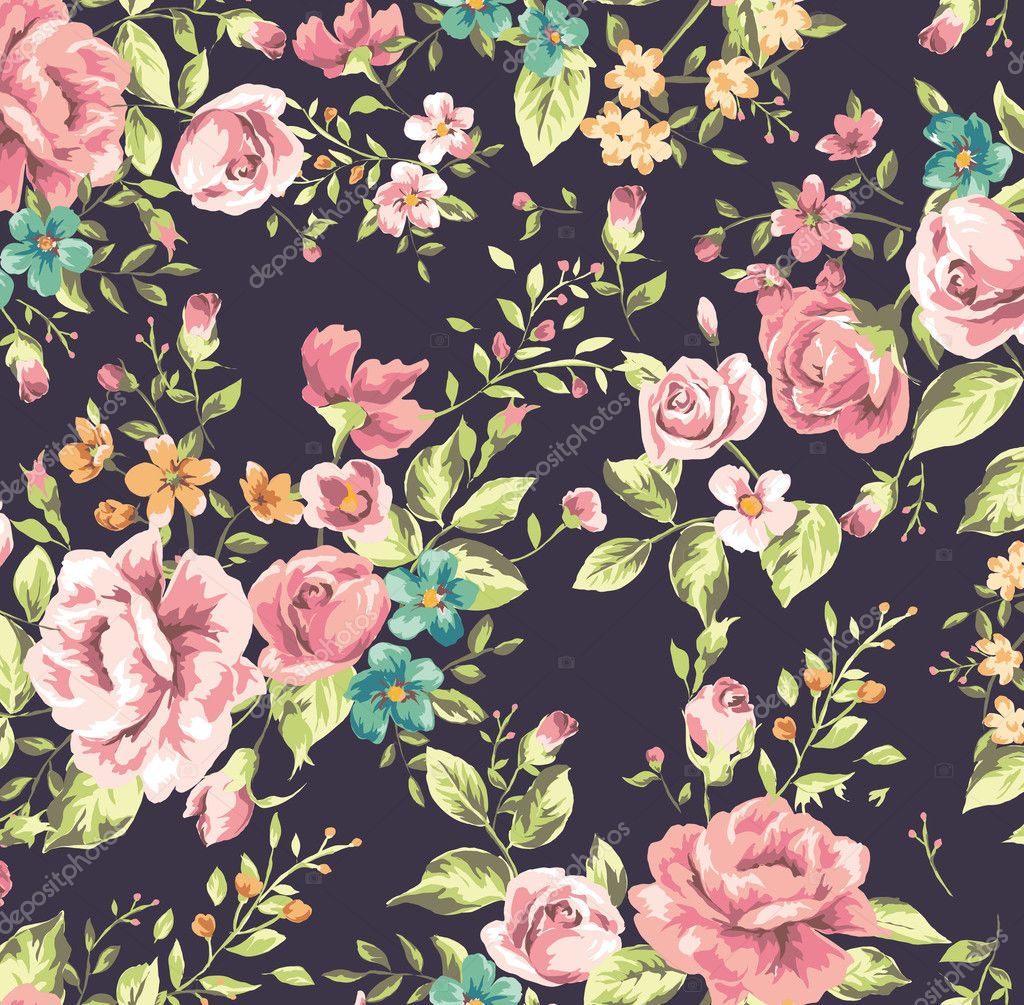 Detail Background Pattern Bunga Nomer 4