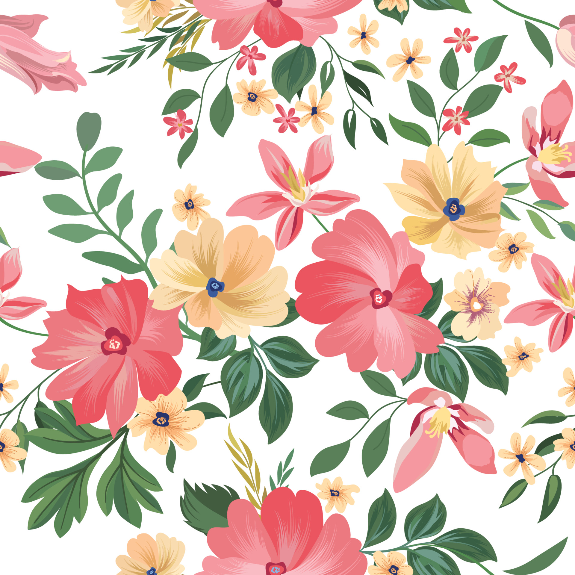 Detail Background Pattern Bunga Nomer 7