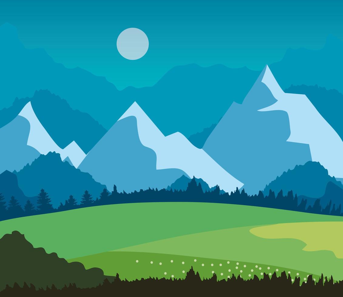 Detail Background Pegunungan Vector Nomer 16