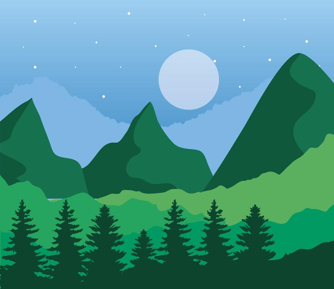 Detail Background Pegunungan Vector Nomer 20