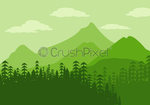 Detail Background Pegunungan Vector Nomer 36