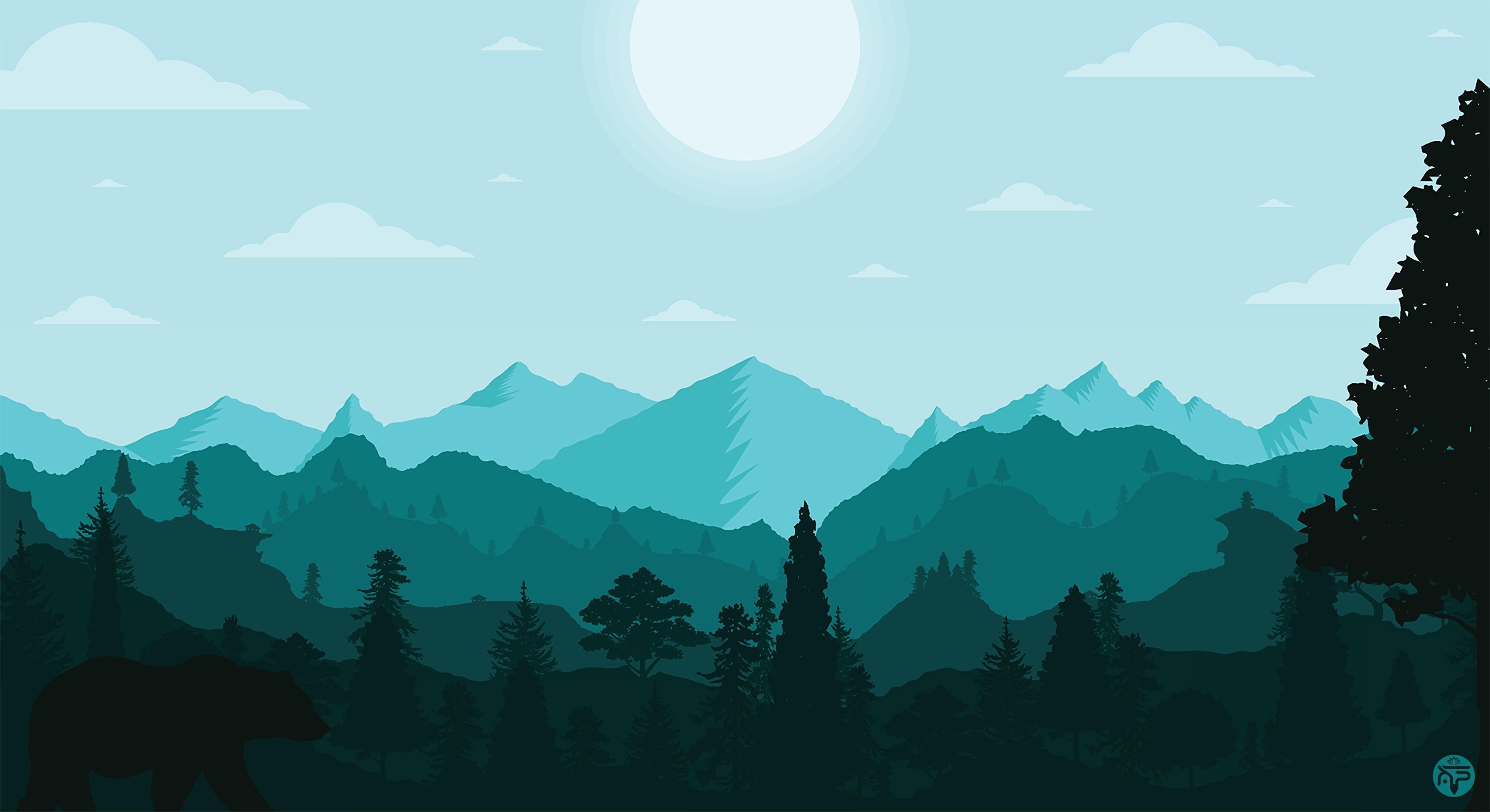 Detail Background Pegunungan Vector Nomer 46