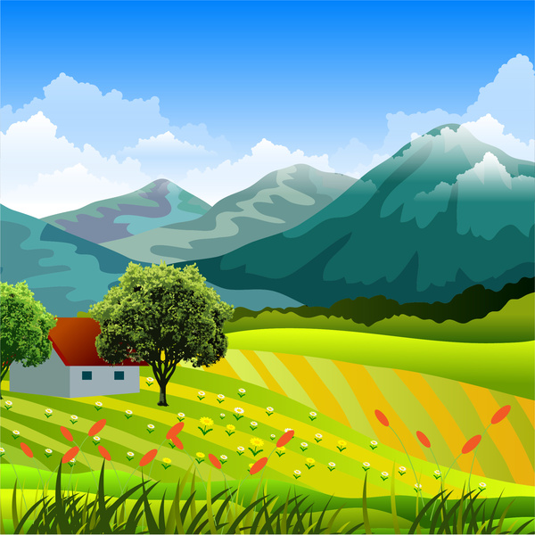 Detail Background Pegunungan Vector Nomer 54