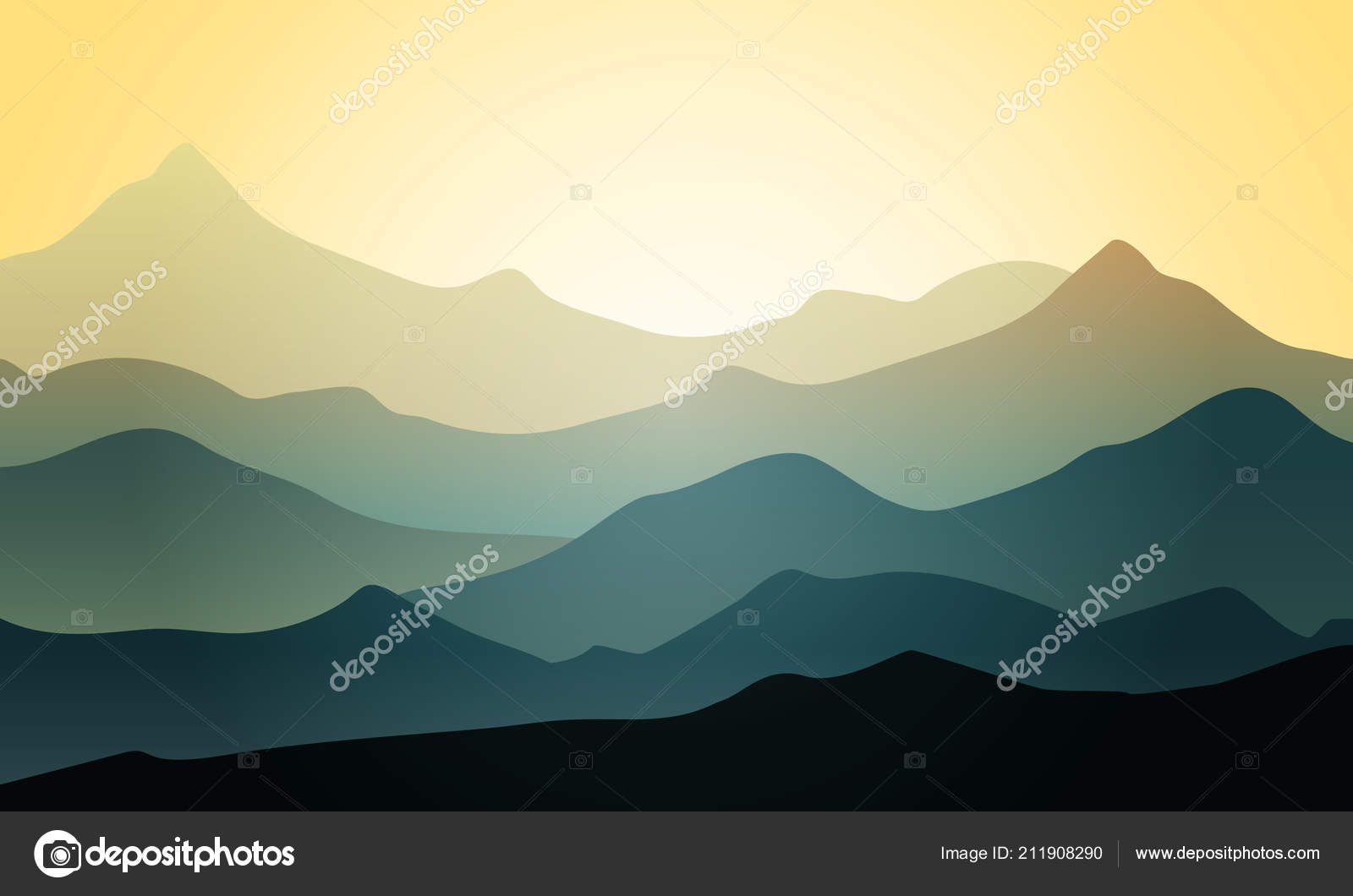 Detail Background Pegunungan Vector Nomer 57