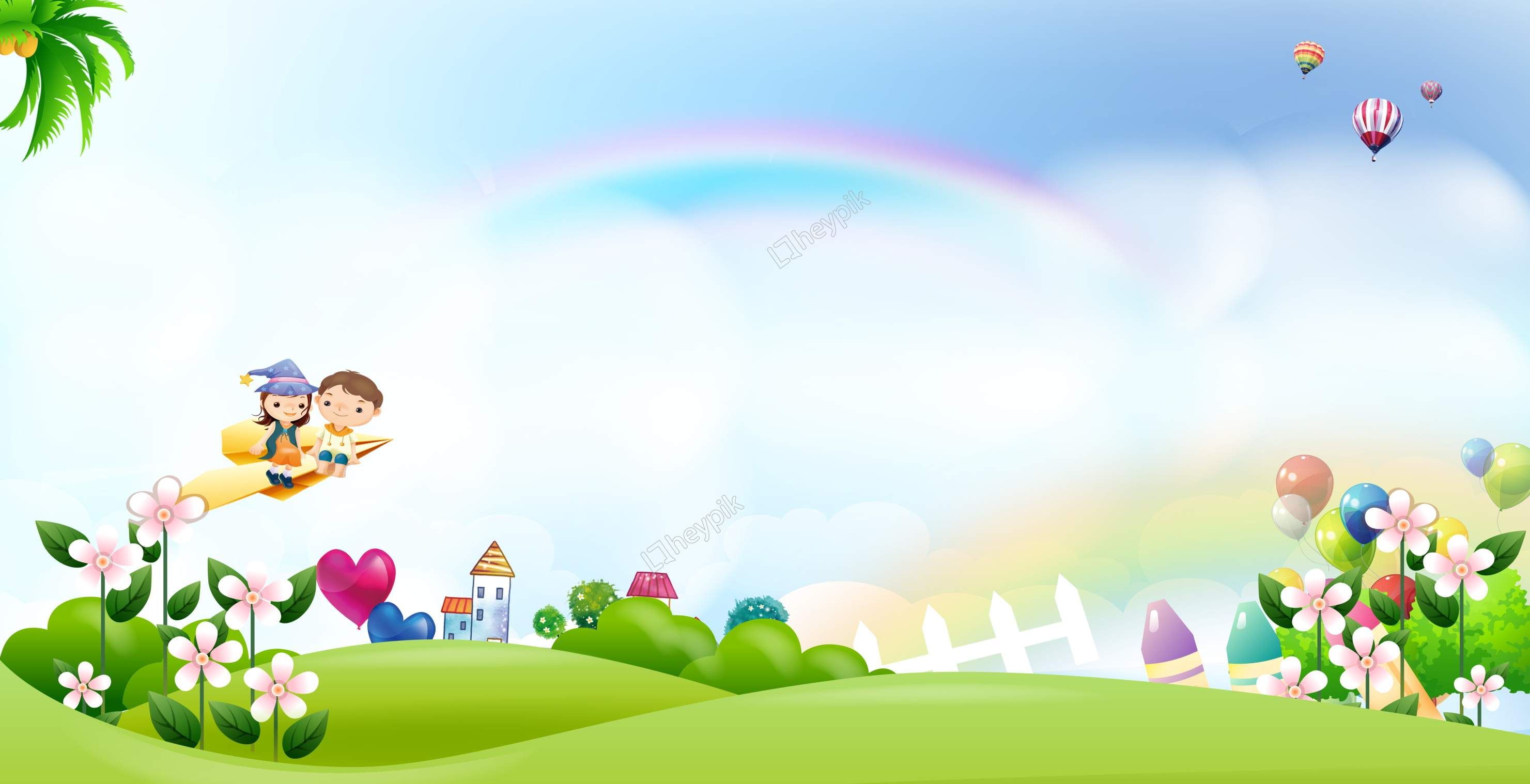 Detail Background Pelangi Anak Nomer 9