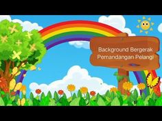 Detail Background Pelangi Animasi Nomer 25