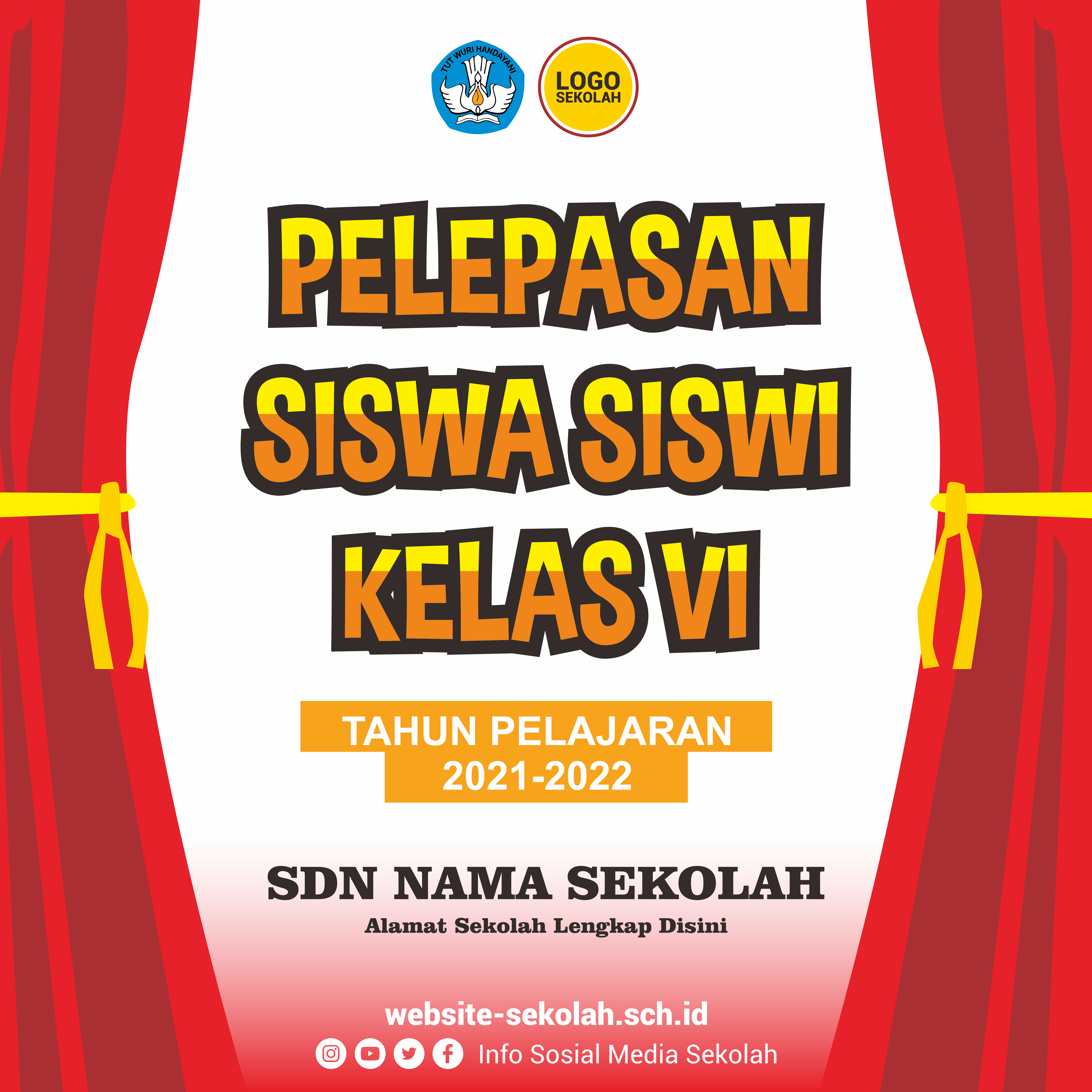 Detail Background Pelepasan Siswa Nomer 19