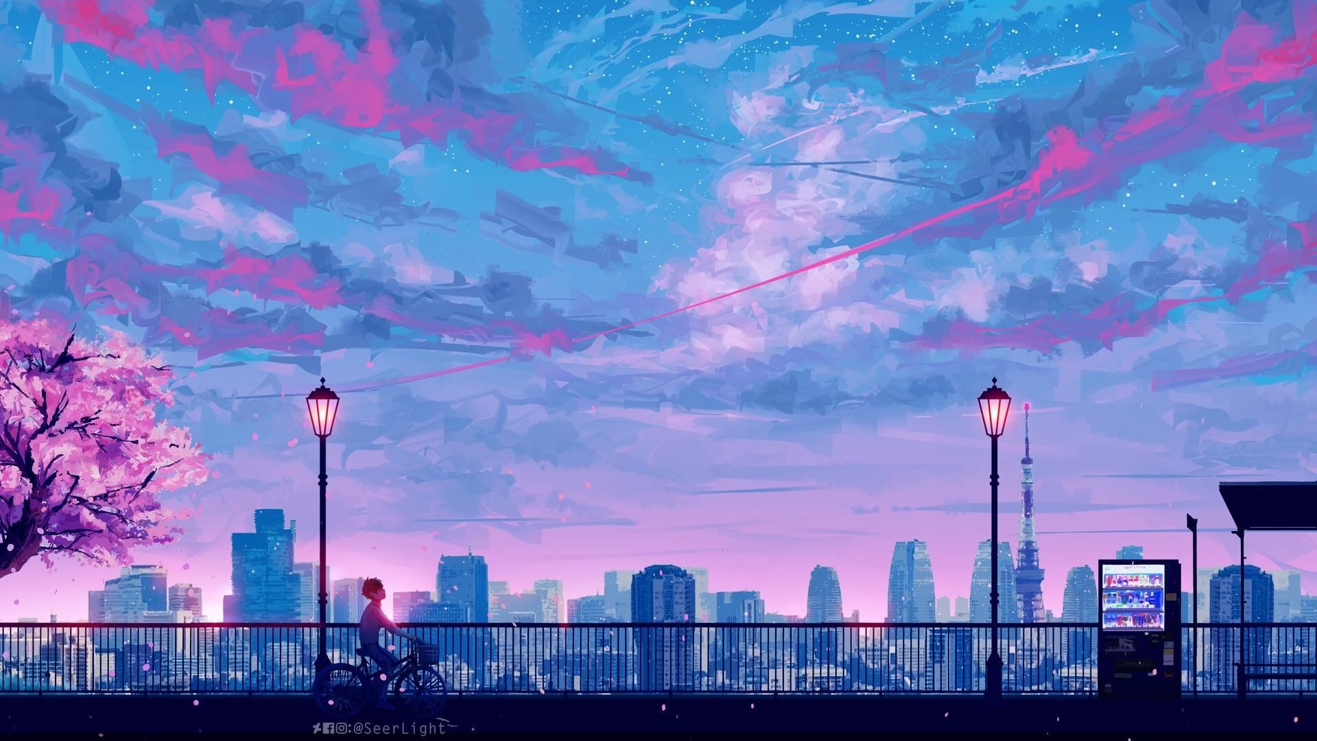 Detail Background Pemandangan Anime Nomer 55