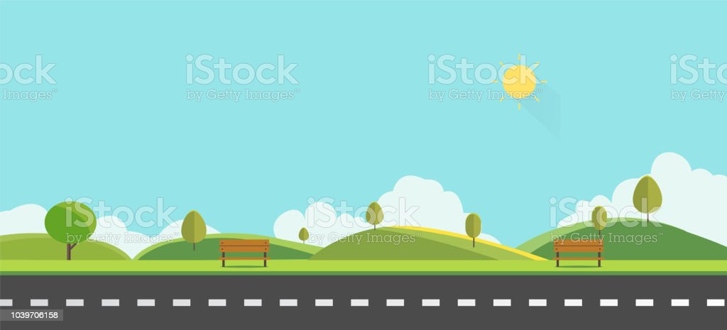 Detail Background Pemandangan Vector Nomer 17