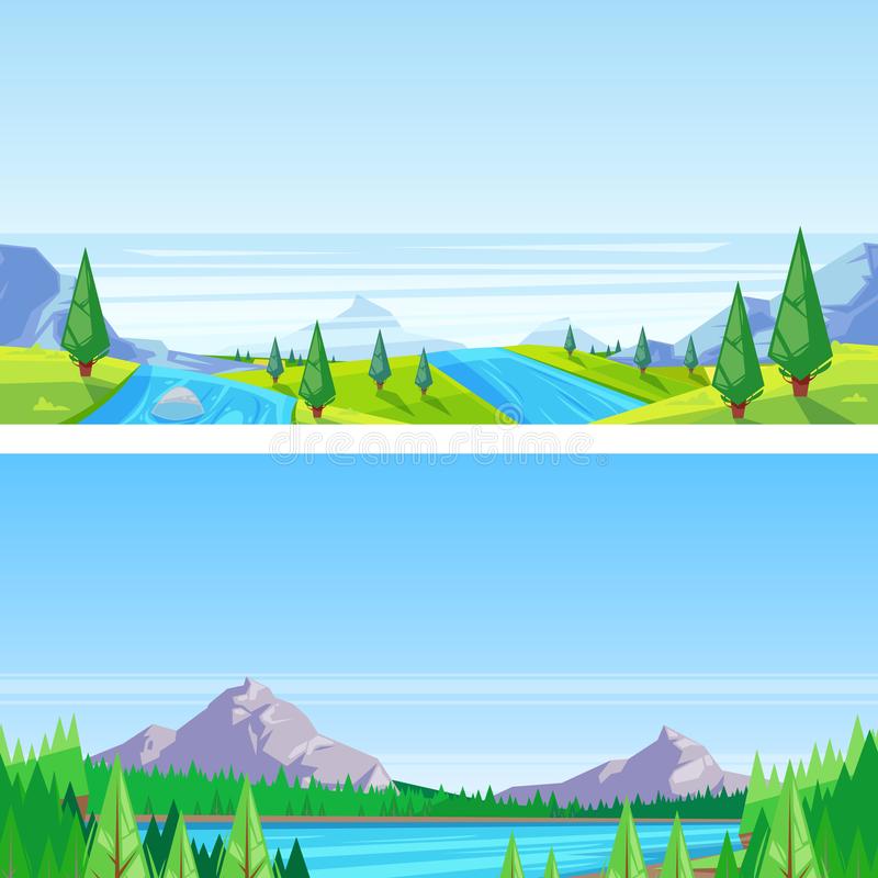 Detail Background Pemandangan Vector Nomer 42