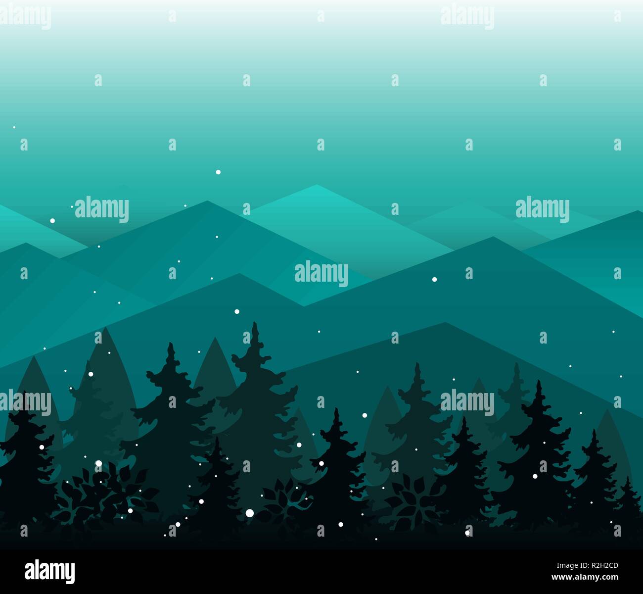 Detail Background Pemandangan Vector Nomer 46