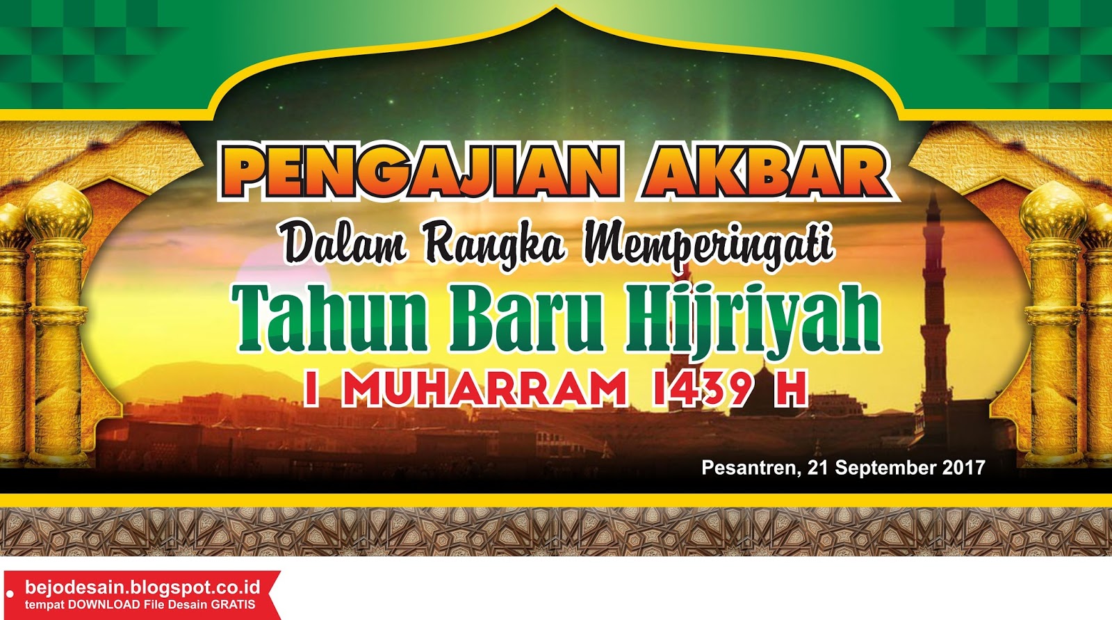 Background Pengajian Akbar - KibrisPDR