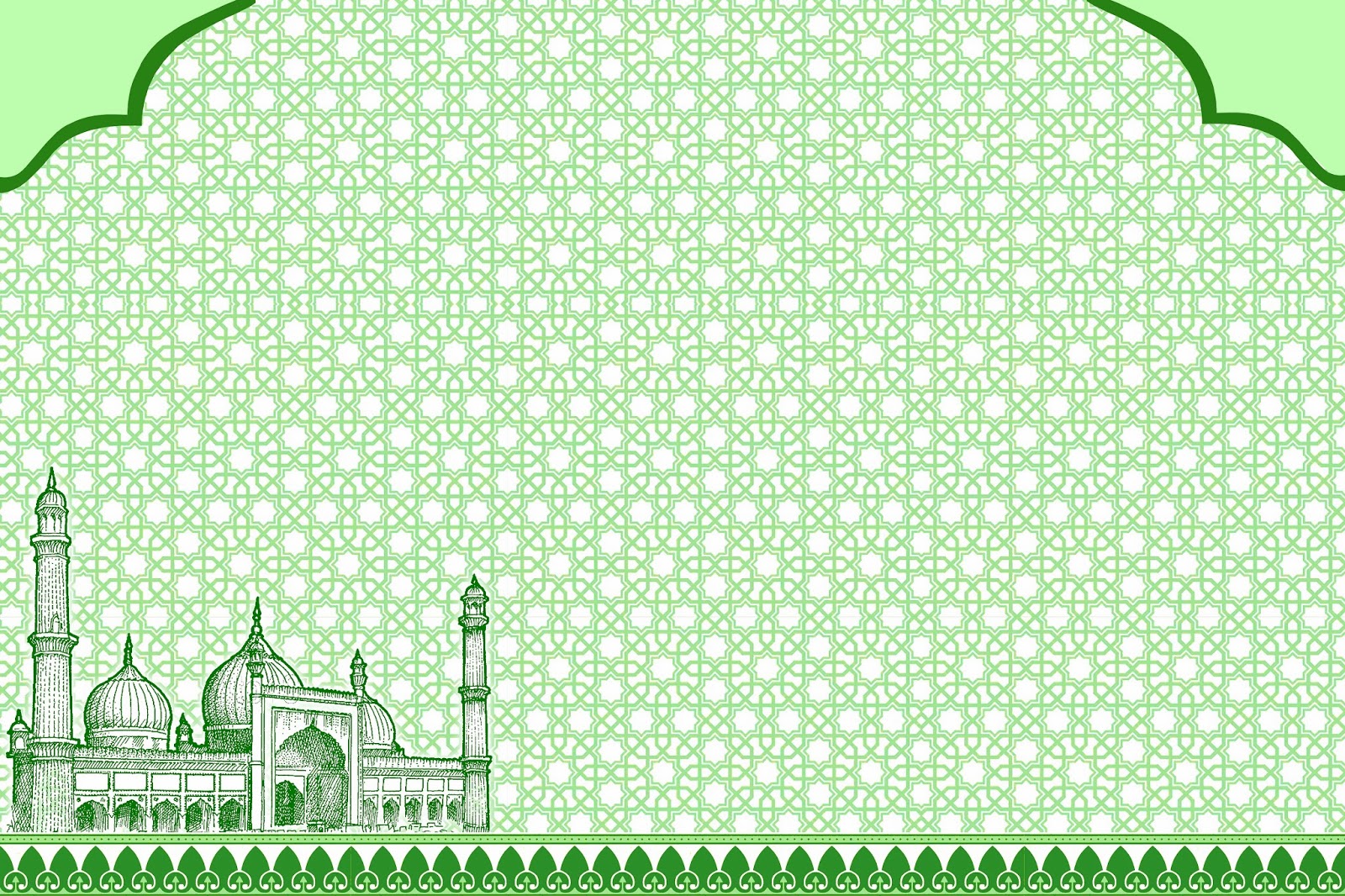 Detail Background Pengajian Polos Nomer 14