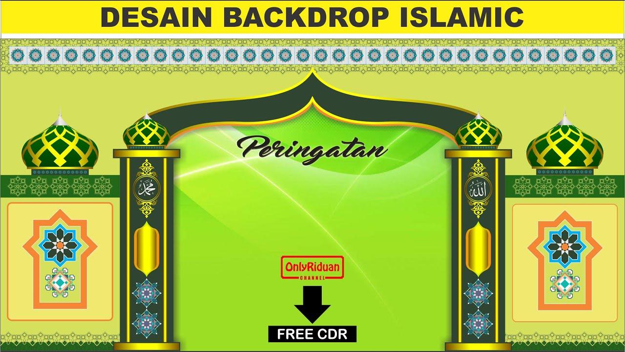 Detail Background Pengajian Polos Nomer 39