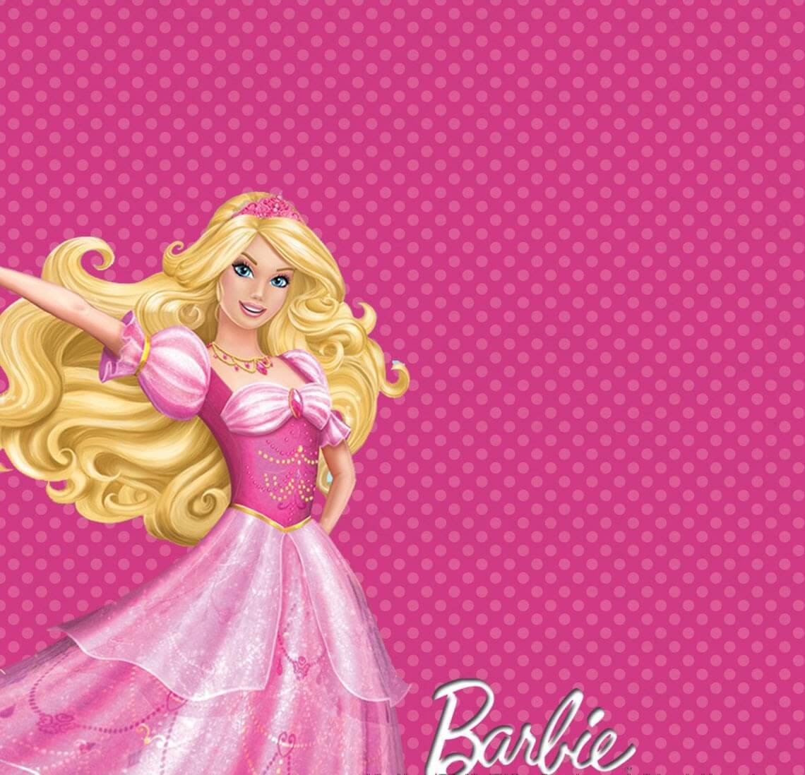 Detail Background Pink Barbie Nomer 5